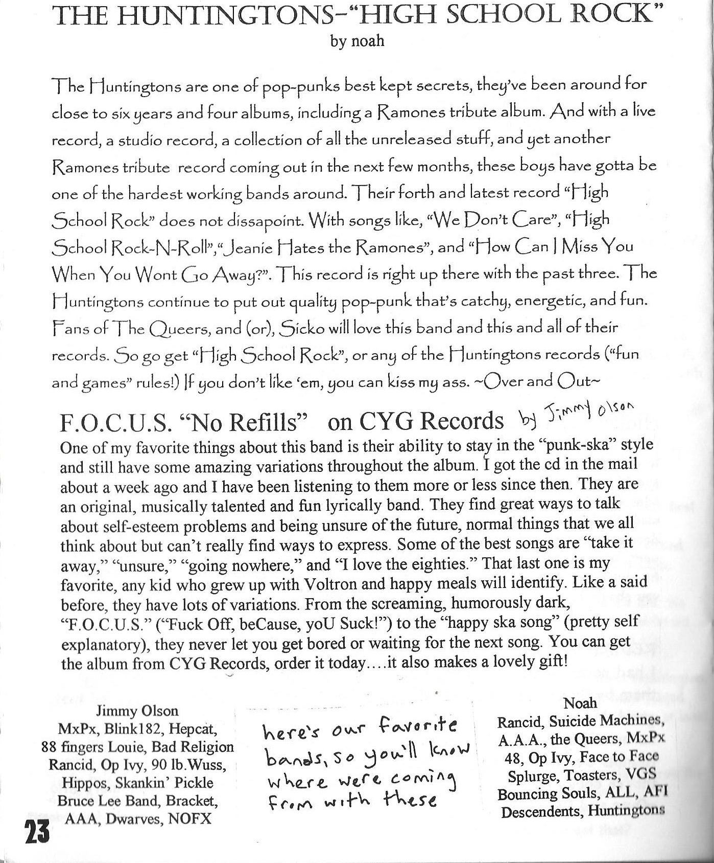 F.O.C.U.S. Review: Small Town Minds